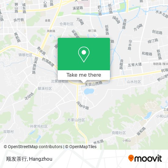 顺发茶行 map
