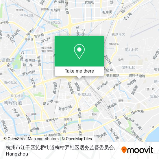 杭州市江千区笕桥街道枸桔弄社区居务监督委员会 map