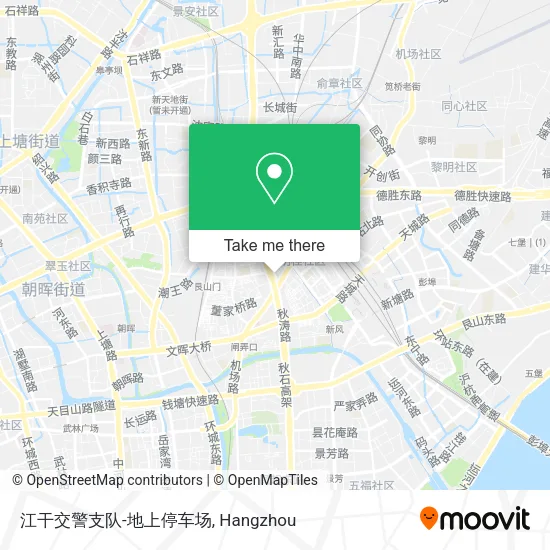 江干交警支队-地上停车场 map