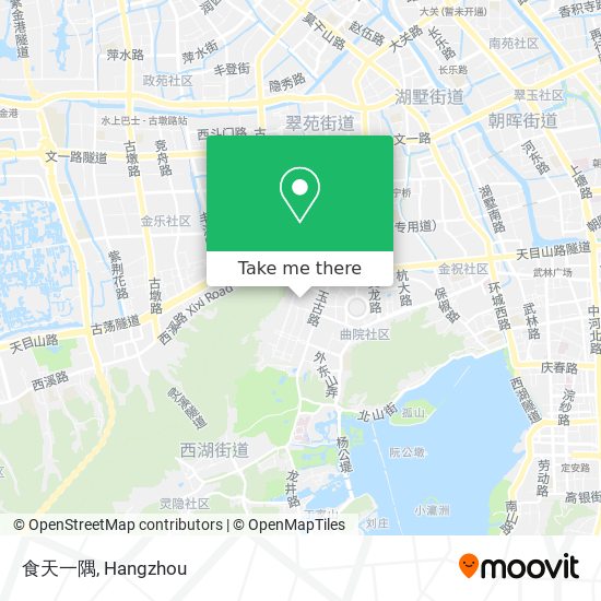 食天一隅 map