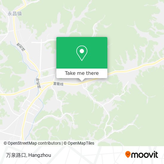 万泉路口 map