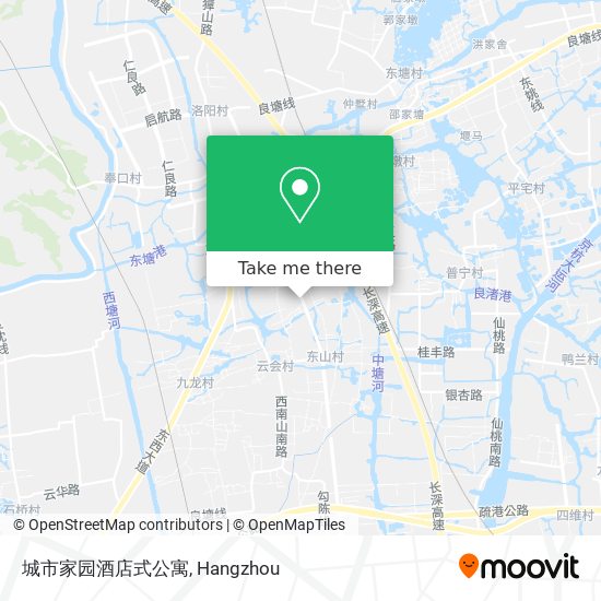 城市家园酒店式公寓 map
