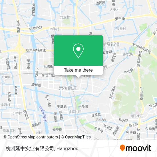 杭州延中实业有限公司 map