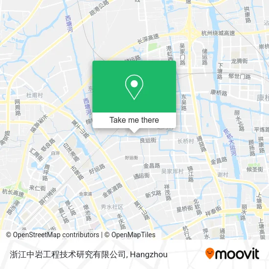 浙江中岩工程技术研究有限公司 map