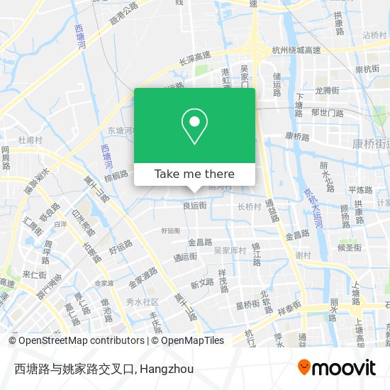西塘路与姚家路交叉口 map