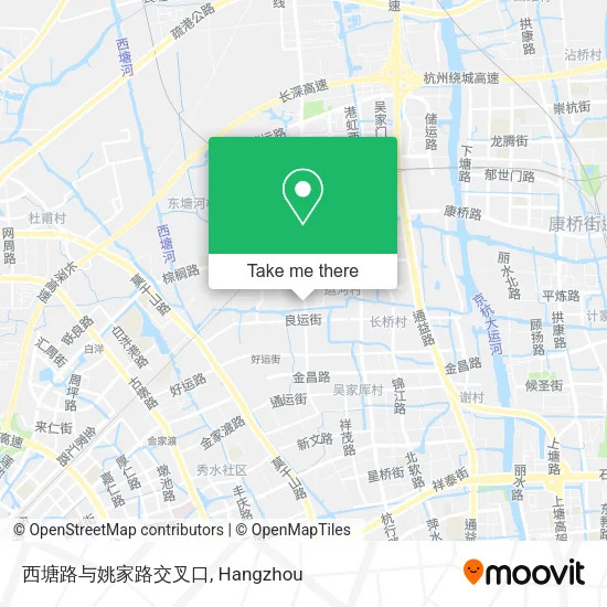 西塘路与姚家路交叉口 map