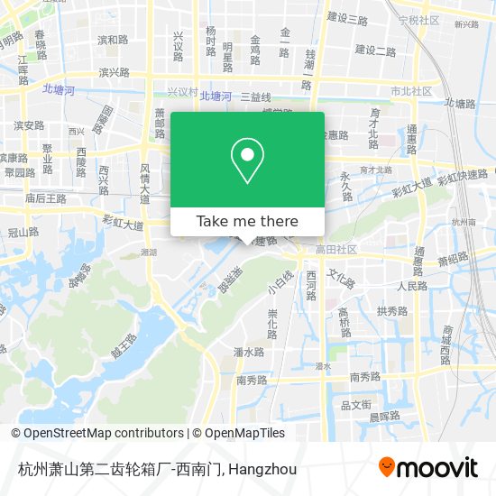 杭州萧山第二齿轮箱厂-西南门 map