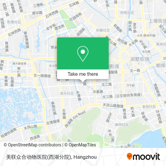 美联众合动物医院(西湖分院) map