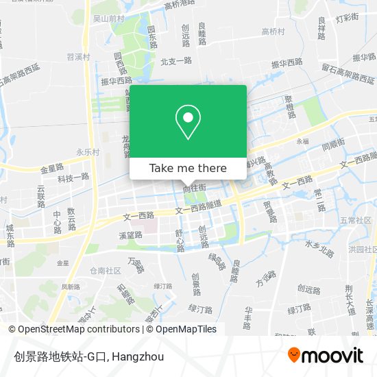 创景路地铁站-G口 map