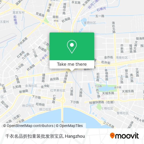 千衣名品折扣童装批发浙宝店 map