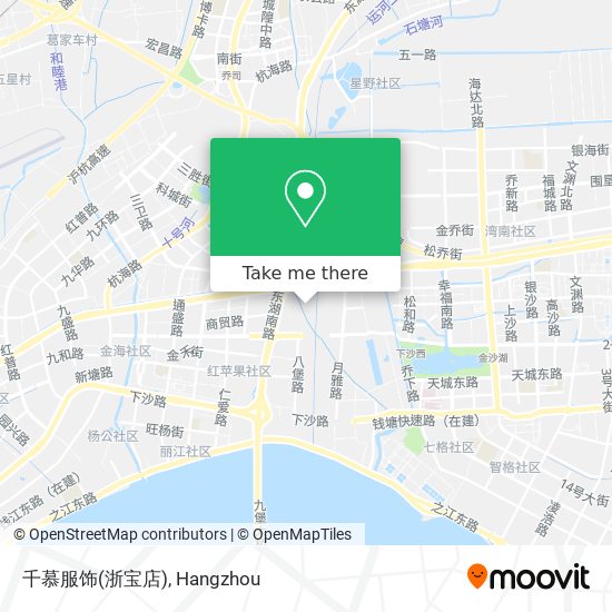 千慕服饰(浙宝店) map