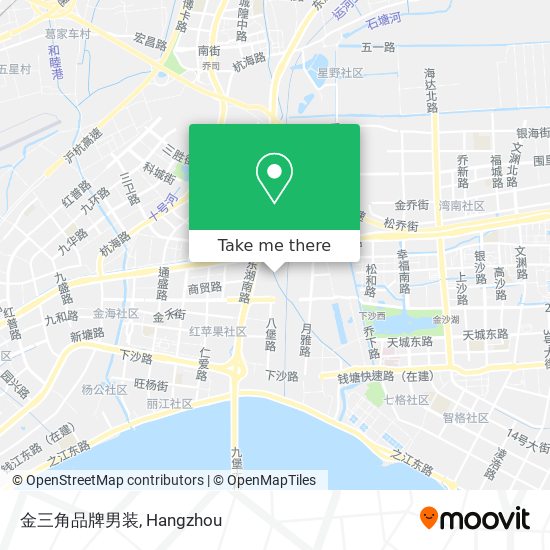 金三角品牌男装 map