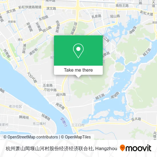 杭州萧山闻堰山河村股份经济经济联合社 map