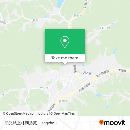阳光城上林湖棠苑 map