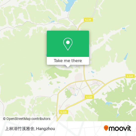 上林湖竹溪雅舍 map