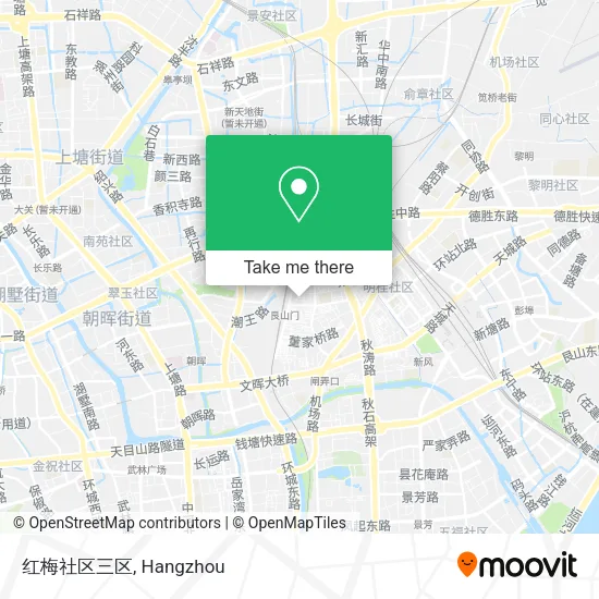 红梅社区三区 map