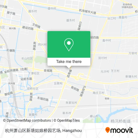 杭州萧山区新塘姑娘桥园艺场 map