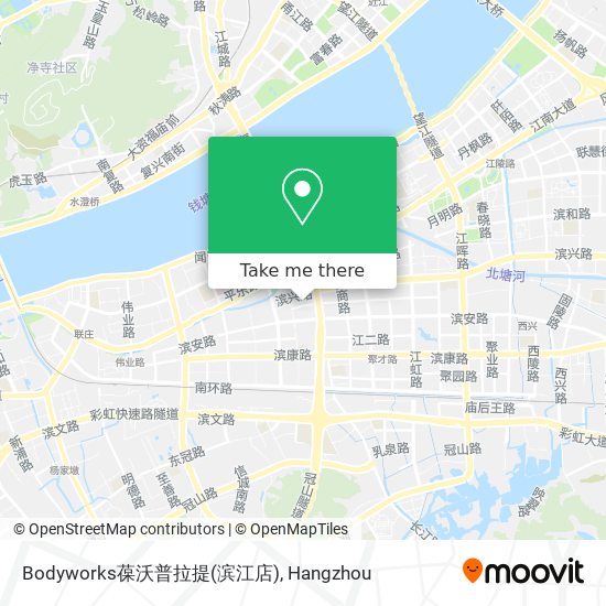 Bodyworks葆沃普拉提(滨江店) map