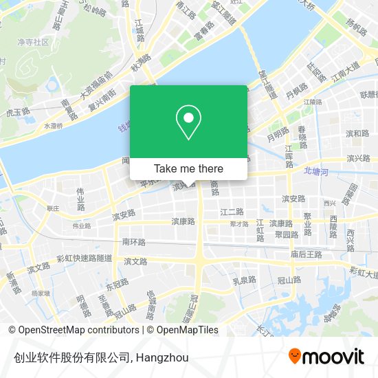 创业软件股份有限公司 map