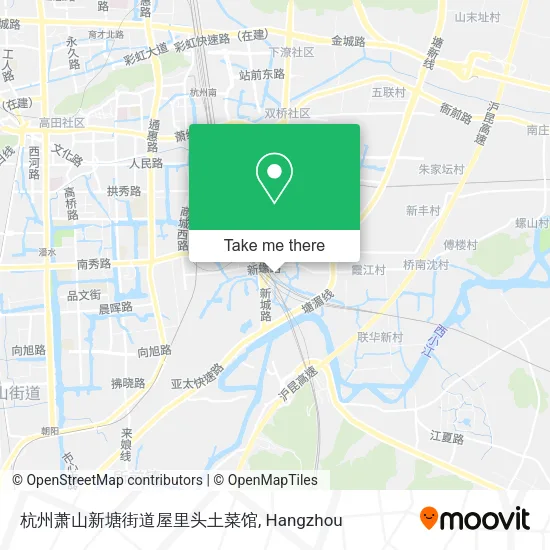 杭州萧山新塘街道屋里头土菜馆 map