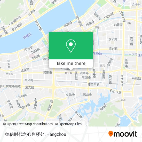 德信时代之心售楼处 map