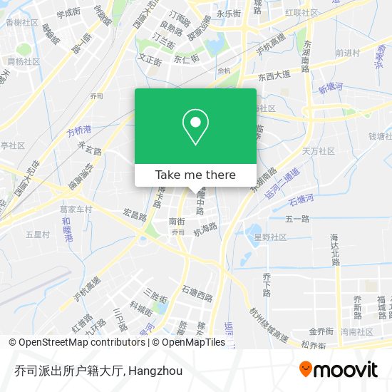 乔司派出所户籍大厅 map