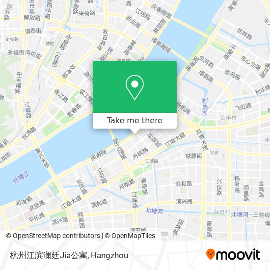 杭州江滨澜廷Jia公寓 map