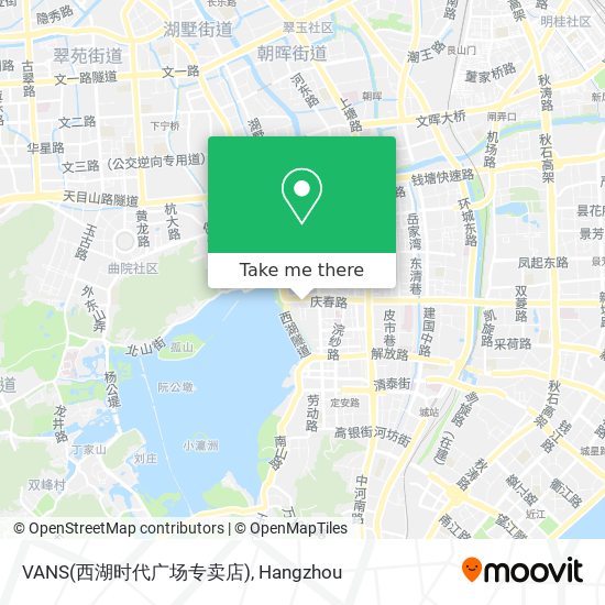VANS(西湖时代广场专卖店) map