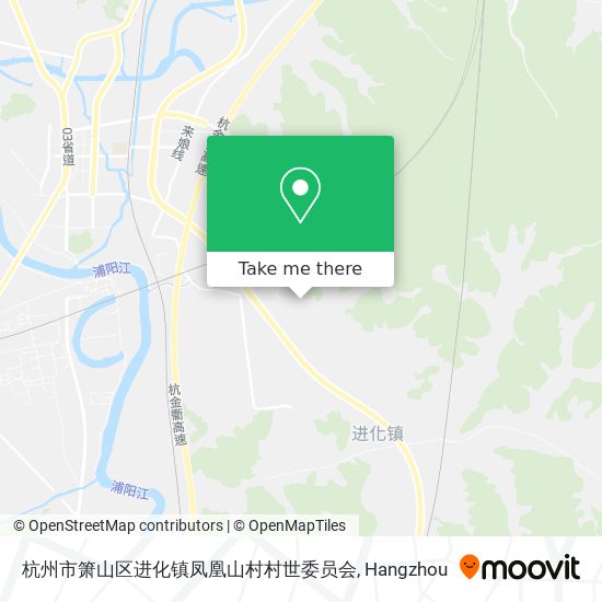 杭州市箫山区进化镇凤凰山村村世委员会 map