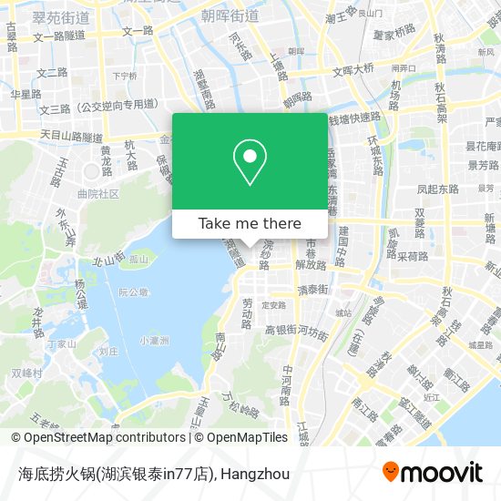 海底捞火锅(湖滨银泰in77店) map