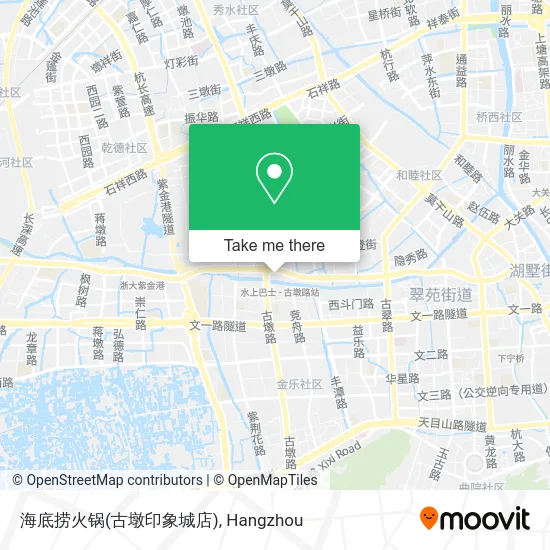 海底捞火锅(古墩印象城店) map