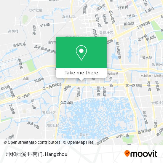 坤和西溪里-南门 map