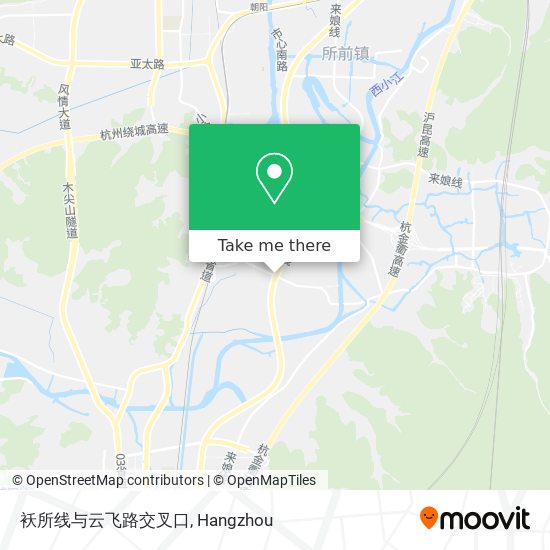 袄所线与云飞路交叉口 map