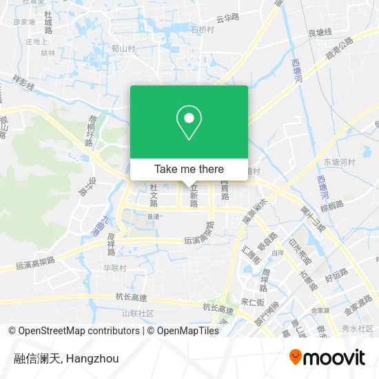 融信澜天 map