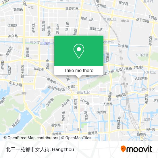 北干一苑都市女人街 map