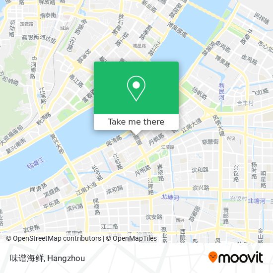 味谱海鲜 map