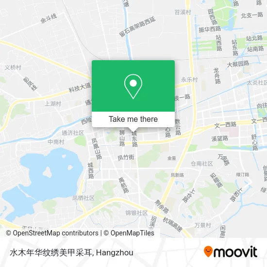 水木年华纹绣美甲采耳 map