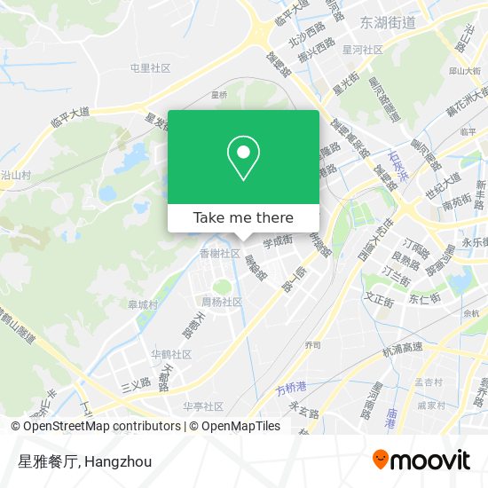 星雅餐厅 map