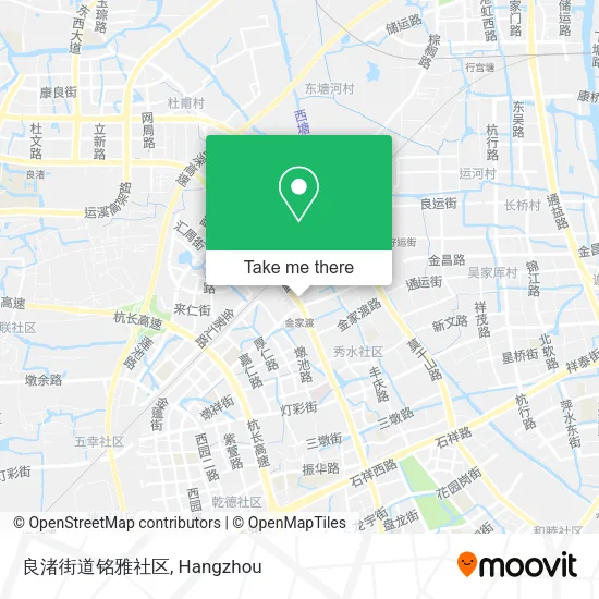 良渚街道铭雅社区 map