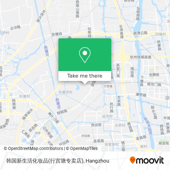韩国新生活化妆品(行宫塘专卖店) map