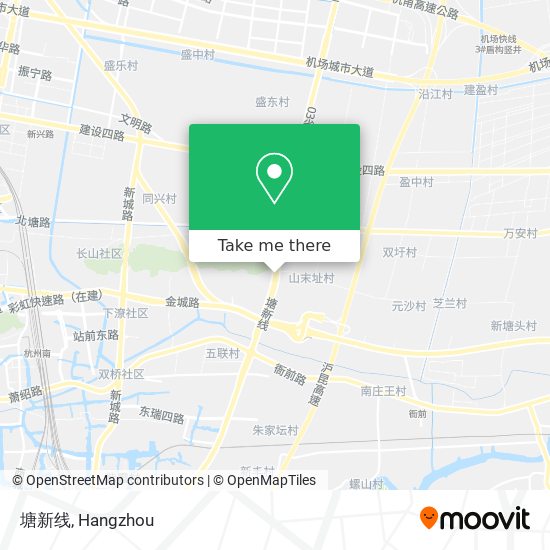塘新线 map