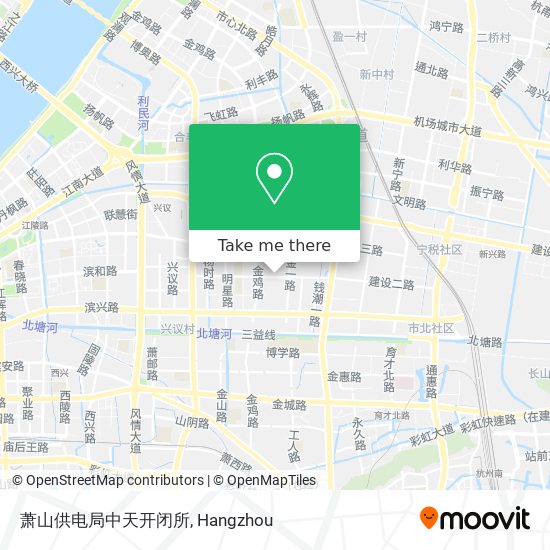 萧山供电局中天开闭所 map