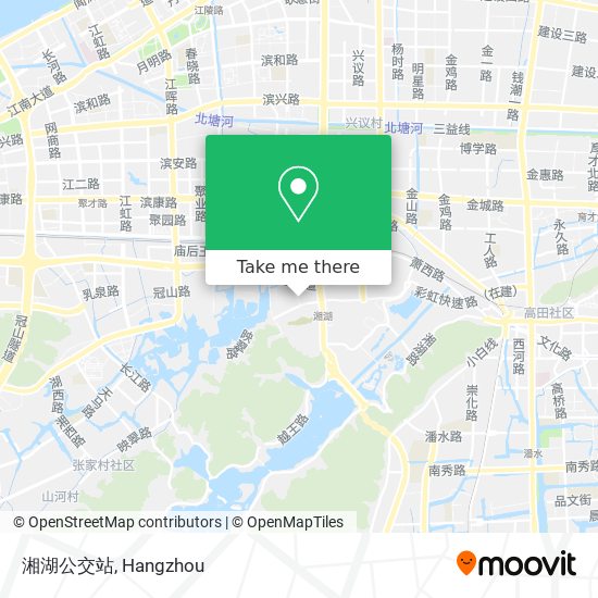 湘湖公交站 map