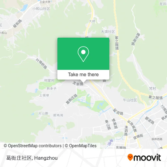 葛衙庄社区 map