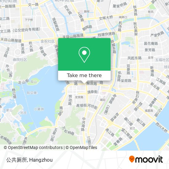 公共厕所 map