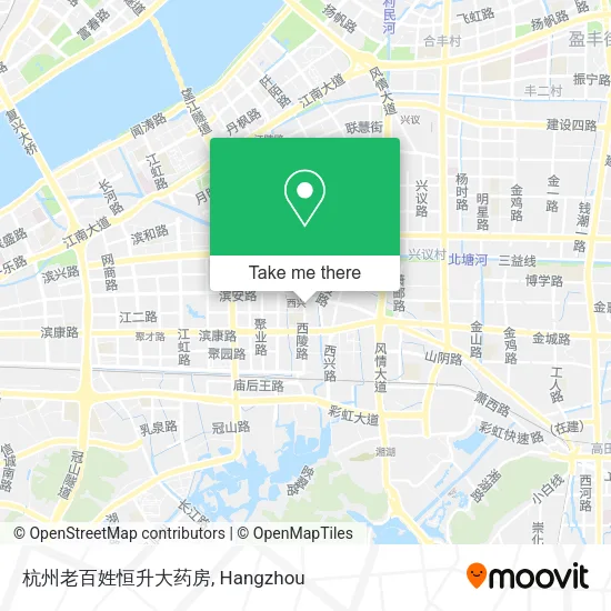 杭州老百姓恒升大药房 map