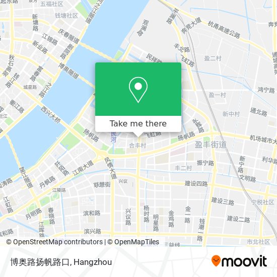 博奥路扬帆路口 map