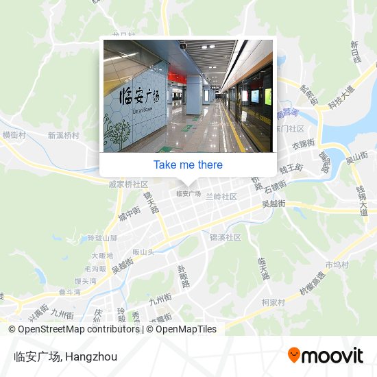 临安广场 map
