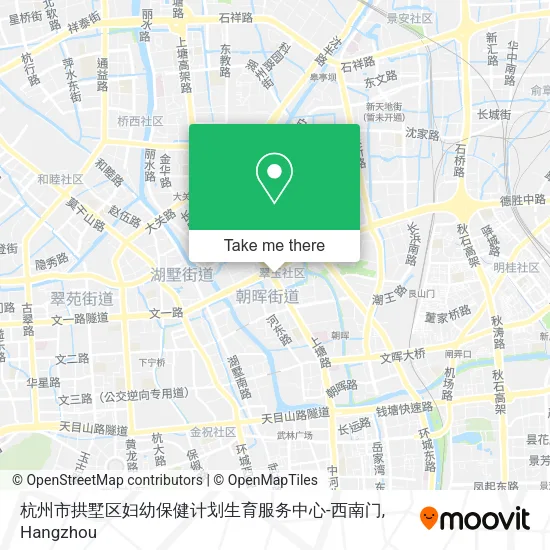 杭州市拱墅区妇幼保健计划生育服务中心-西南门 map