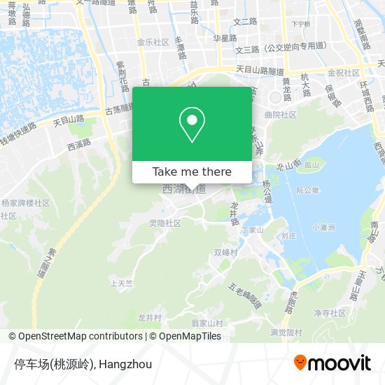 停车场(桃源岭) map